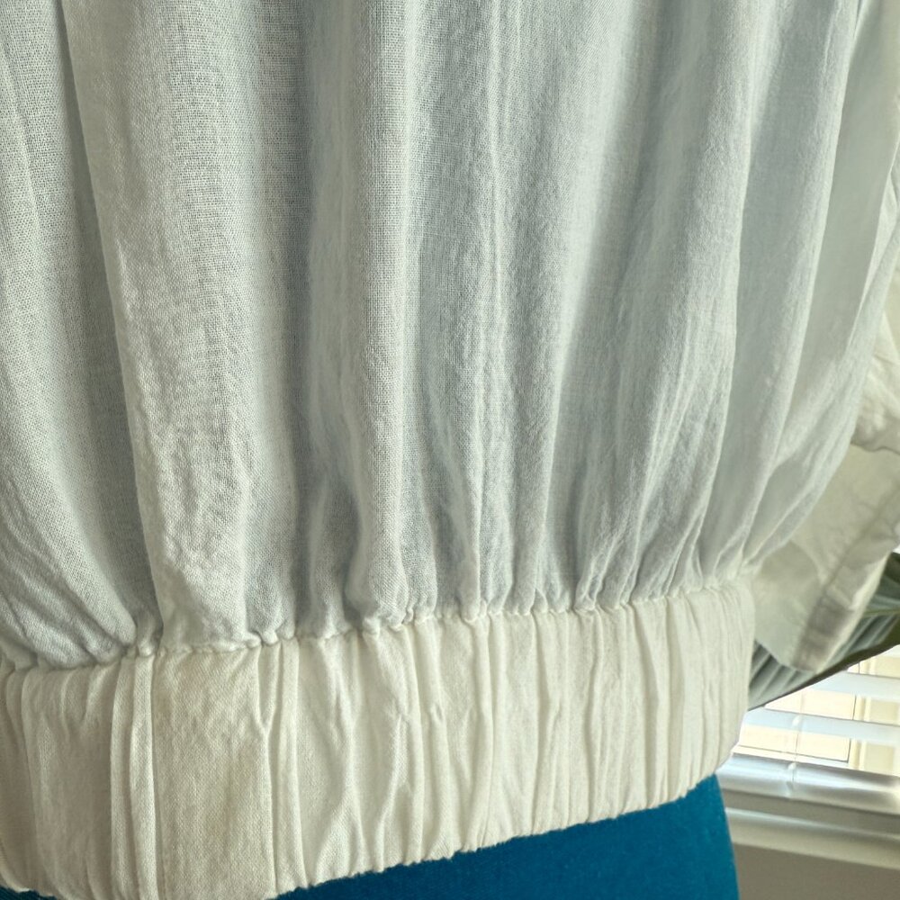 H&M Divided cropped button-up Shirt - Size M - Picture 5 of 8
